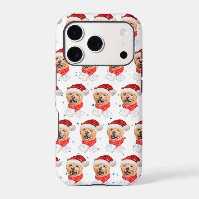 Cute Chow Chow Dog Christmas Pattern (Back)