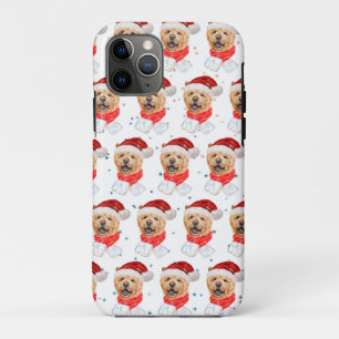 Cute Chow Chow Dog Christmas Pattern Case-Mate iPhone Case