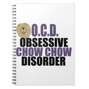 Cute Chow Chow Spiral Notebook