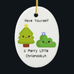 Cute Chrismukkah Ornament<br><div class="desc">r</div>