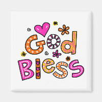 Cute Christian God Bless Greeting Text Expression