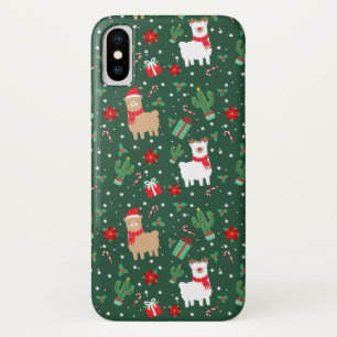 Cute Christmas Alpaca Case-Mate iPhone Case