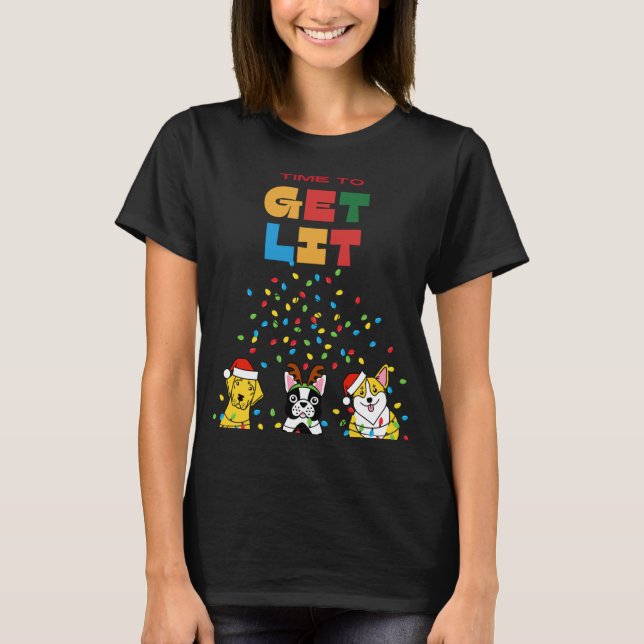 Cute Christmas Apparel T-Shirt (Front)