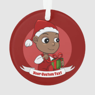 Cute Christmas baby cartoon Ornament
