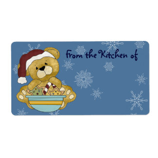 Cute Christmas Baking Cookies Kitchen Labels