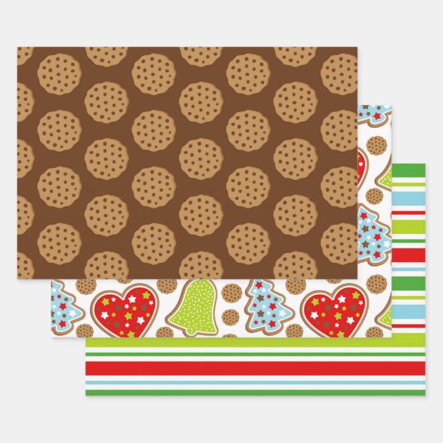 Cute Christmas Baking Paper Sheets (Set)