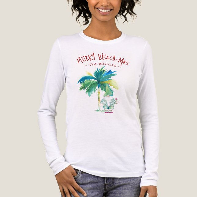 Cute Christmas Beach-mas Shirts (Front)