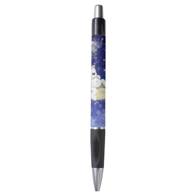 Cute Christmas Bear Pen (Front Vertical)