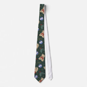 Cute Christmas Bears Tie