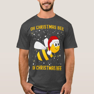 Cute Christmas Bumble Bee Oh Christmas Tree Joke S T-Shirt