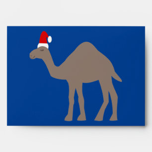 Cute Christmas Camel Custom Envelope