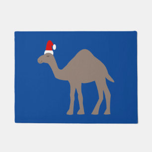 Cute Christmas Camel Doormat
