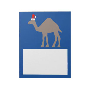 Cute Christmas Camel Notepad