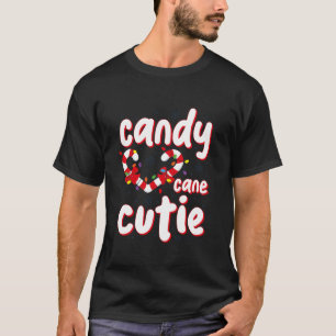 Cute Christmas Candy Cane Cutie Xmas Candy Cane Lo T-Shirt