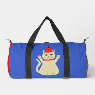 Cute Christmas Cat Duffle Bag