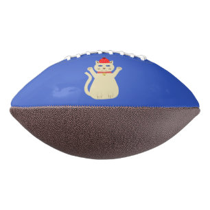 Cute Christmas Cat Football