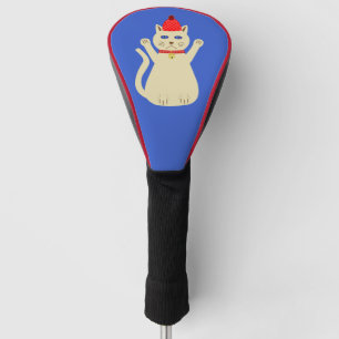 Cute Christmas Cat Golf Head Cover