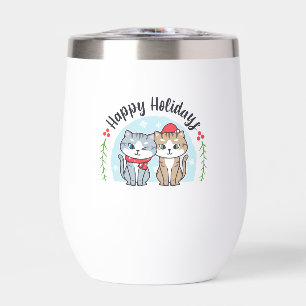 Cute Christmas Cat Happy Holiday Funny
