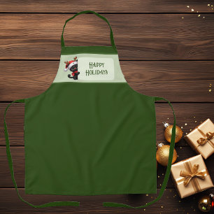 Cute Christmas Cat - Happy Holidays Apron