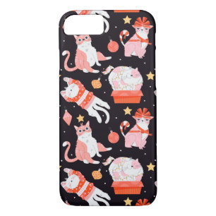 Cute Christmas Cats Case-Mate iPhone Case