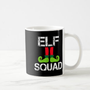 Cute Christmas Cheer Elf Squad Santa's Helper  Coffee Mug