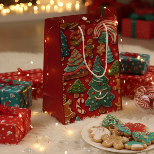 Cute Christmas Cookies Gift Bag (Creator Uploaded)