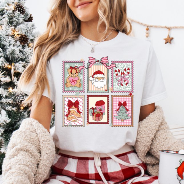 Cute Christmas Coquette Frames T-Shirt (Creator Uploaded)