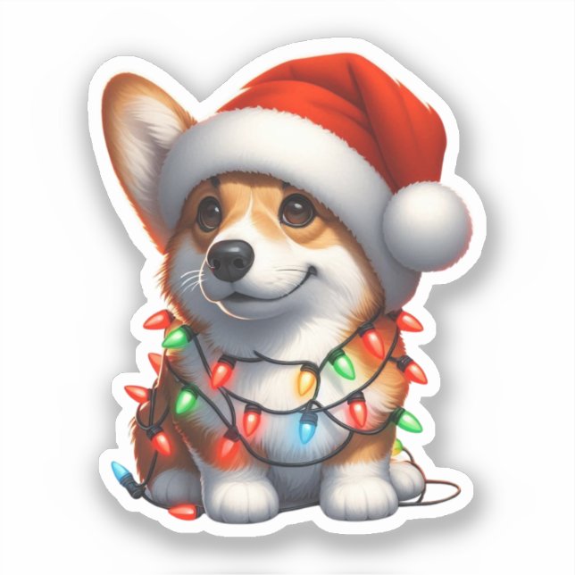 Cute Christmas Corgi  (Front)