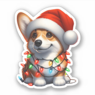 Cute Christmas Corgi