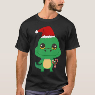 Cute Christmas Crocodile T-Shirt