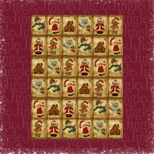 Cute Christmas Decoupage Tissue Paper