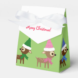 Cute Christmas Deer Favour Box