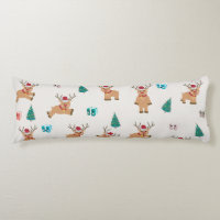 Cute Christmas Deer Xmas Gifts & Tree Pattern