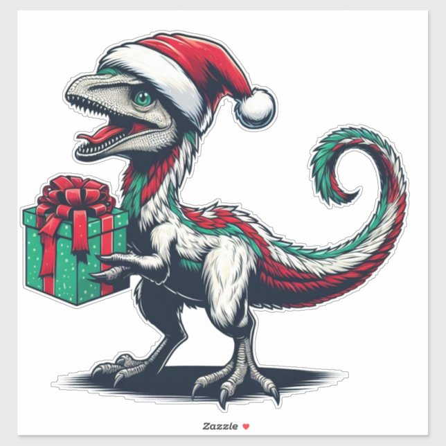 Cute Christmas Dinosaur (Sheet)
