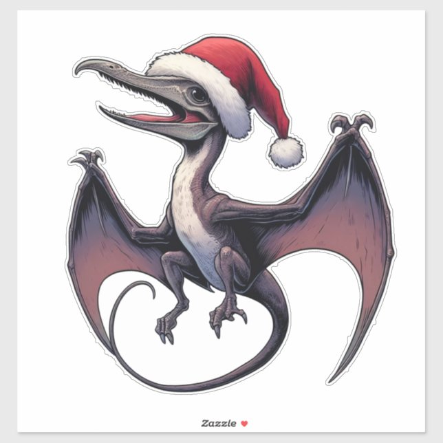 Cute Christmas Dinosaur with Candy Cane (Sheet)