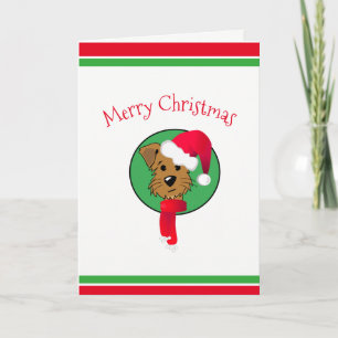 Cute Christmas Dog (5" x 7) Card