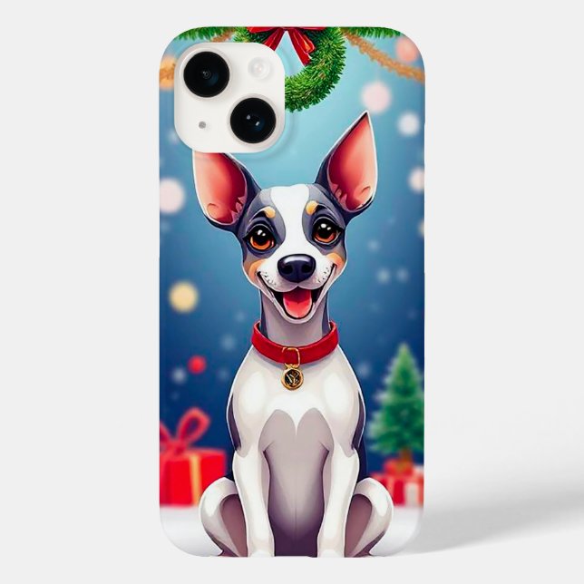 Cute christmas dog Case-Mate iPhone case (Back)