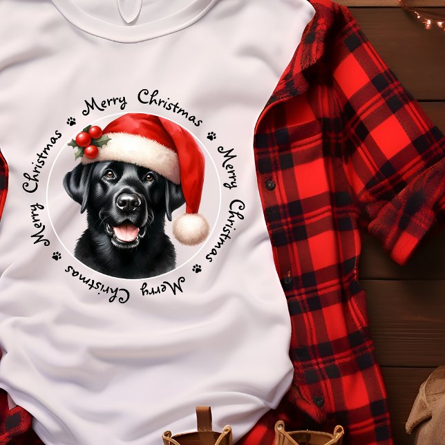 Cute Christmas Dog Festive Labrador Retriever T-Shirt (Creator Uploaded)