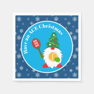 🎾Cute Christmas Dwarf with tennis ball Napkin