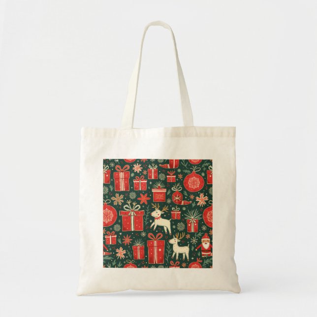  Cute christmas eco bag (Front)