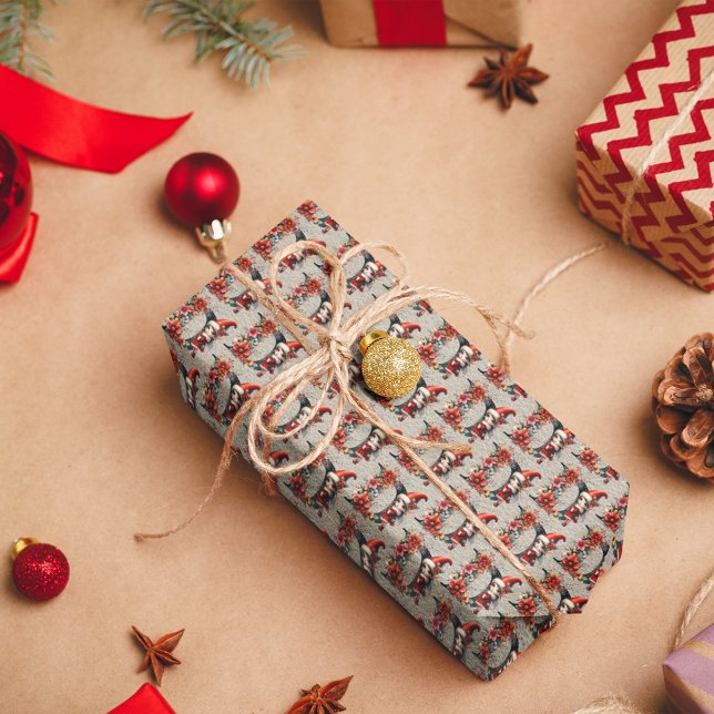 Cute Christmas Elf Festive Letter D Wrapping Paper (Creator Uploaded)