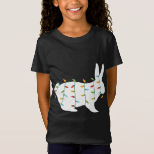 Cute Christmas for Animal Lover Christmas Lights R T-Shirt
