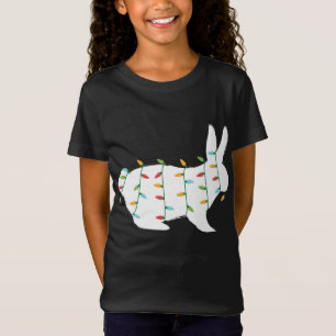 Cute Christmas for Animal Lover Christmas Lights R T-Shirt