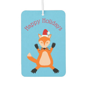 Cute Christmas Fox Custom Car Air Freshener