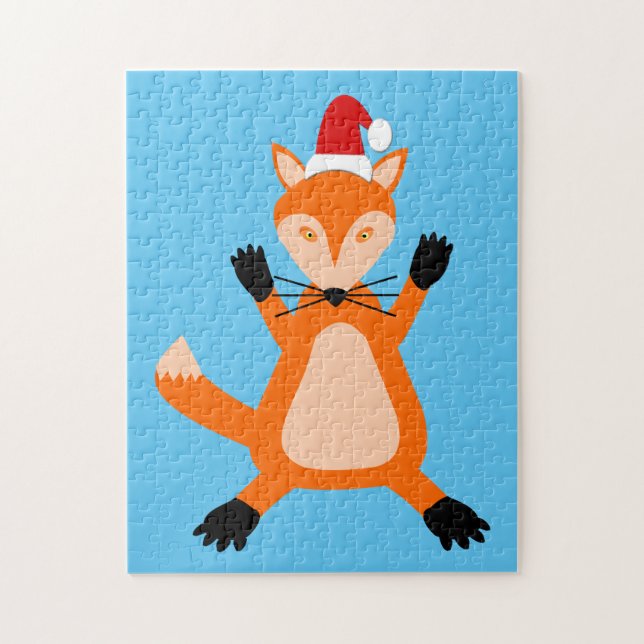 Cute Christmas Fox Jigsaw Puzzle (Vertical)
