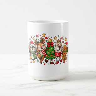 Cute Christmas Friends Holiday Coffee Cup