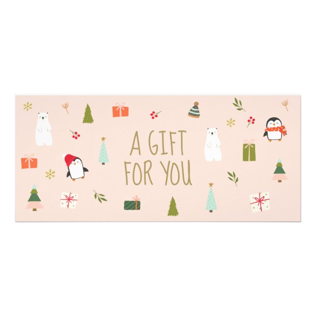 Cute Christmas Gift Certificate (Front)
