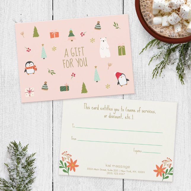 Cute Christmas Gift Certificate (Creator Uploaded)