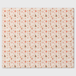 Cute Christmas Gift Wrapping Paper