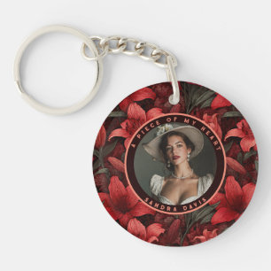 Cute Christmas Gifts Floral Lilies Key Ring